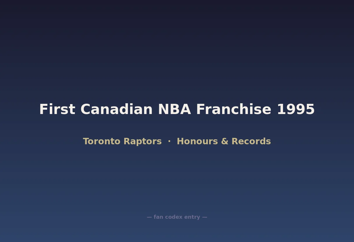 First Canadian NBA Franchise 1995