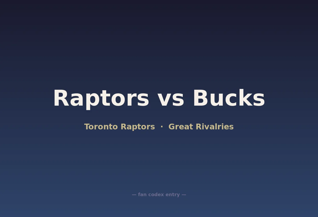 Raptors vs Bucks